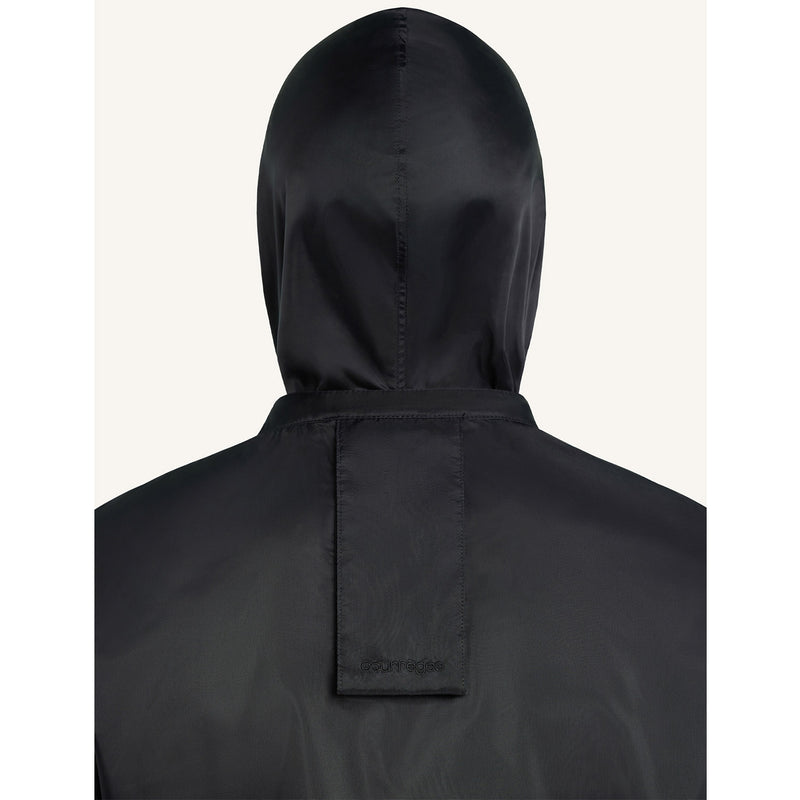 courrèges AC NYLON WINDBREAKER, Black