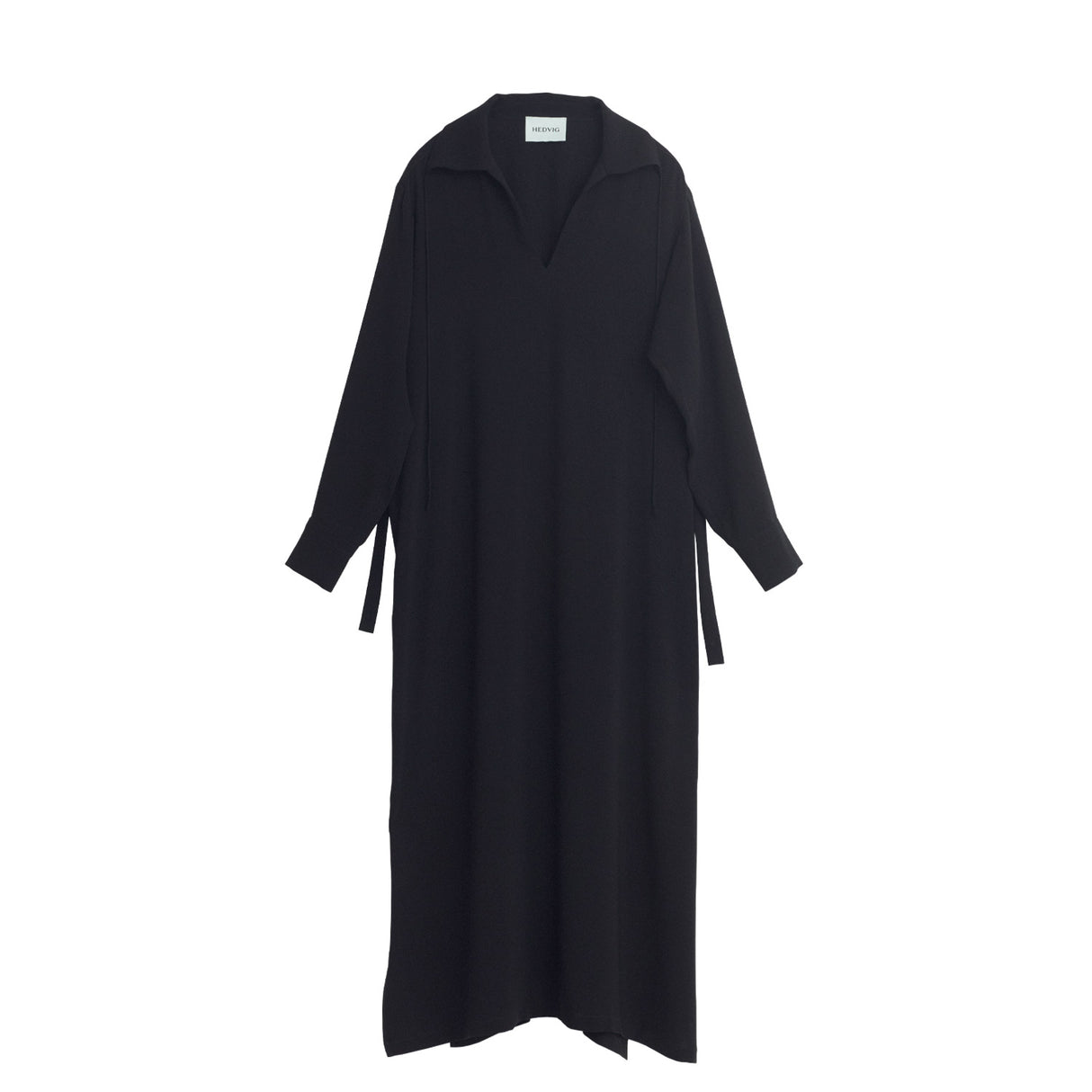 Hedvig STRING COLLAR DRESS, Black