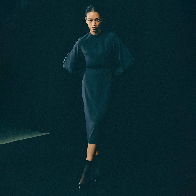 Hedvig CONTURE PENCIL DRESS, Navy