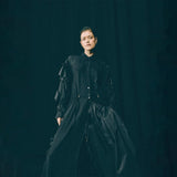 Hedvig MACARON SILK MIDI DRESS, Black