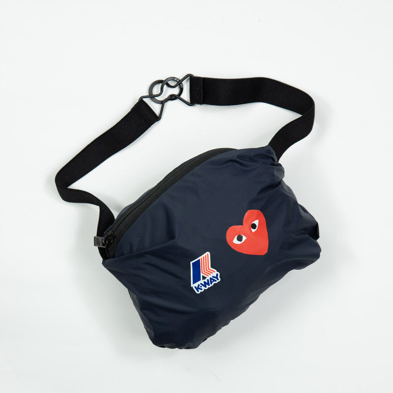 Comme des Garçons PLAY X K-WAY ZIP JACKET, Navy