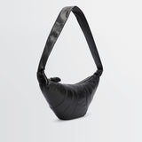 Lemaire MEDIUM CROISSANT BAG, Black