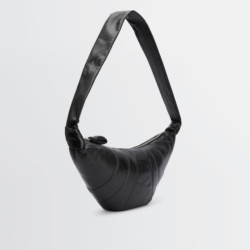 Lemaire MEDIUM CROISSANT BAG, Black