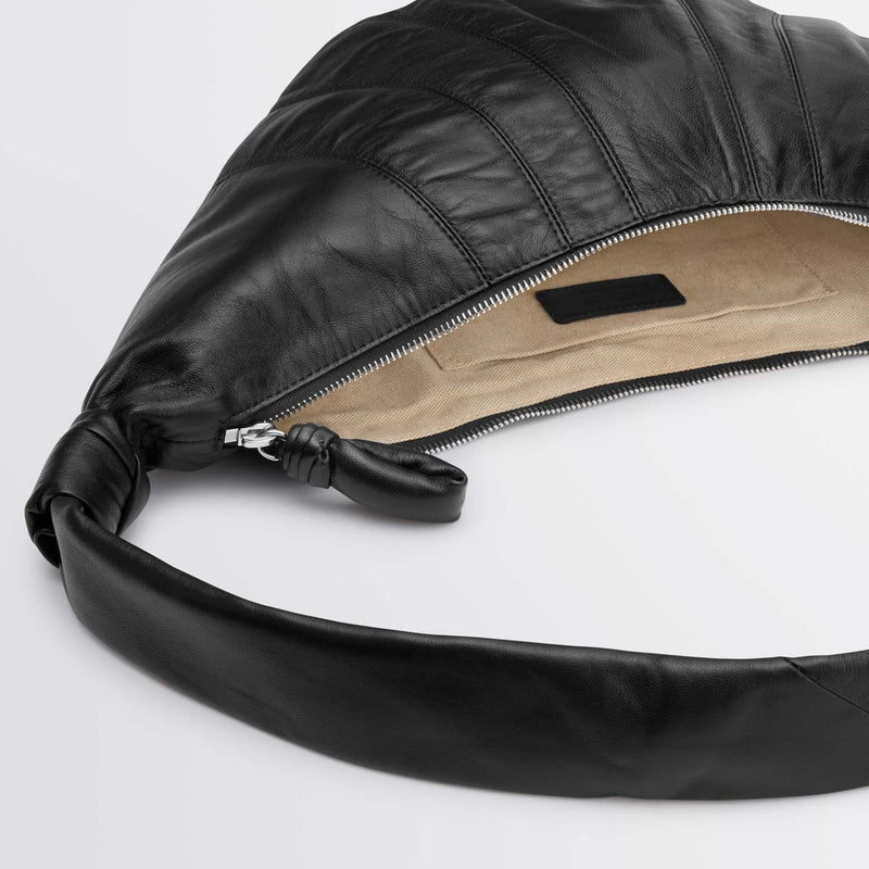 Lemaire MEDIUM CROISSANT BAG, Black