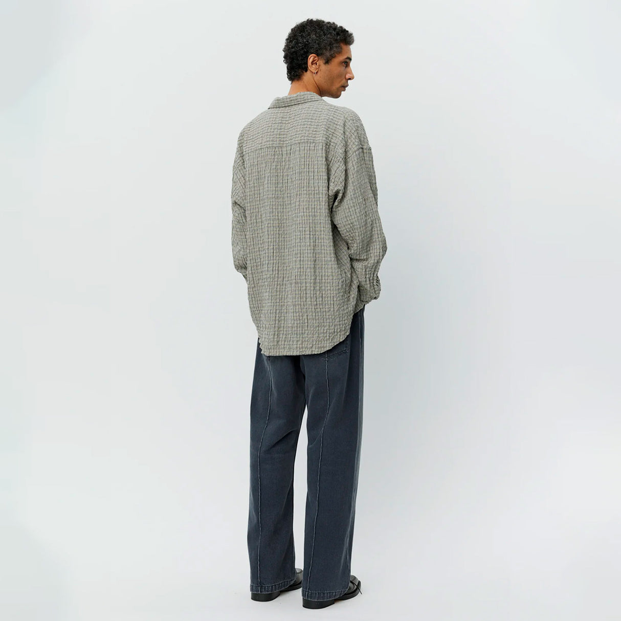 mfpen BUTTON DOWN SHIRT, Grey Generation Check