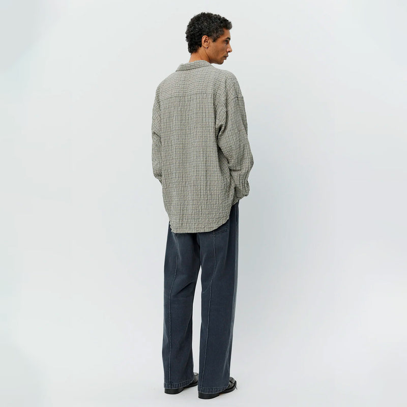 mfpen BUTTON DOWN SHIRT, Grey Generation Check
