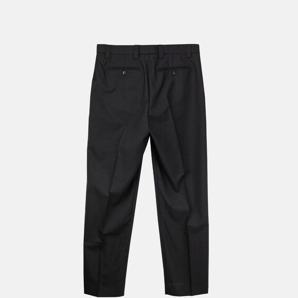mfpen PROM TROUSERS, Black Dry Wool
