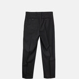mfpen PROM TROUSERS, Black Dry Wool