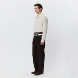 mfpen SERVICE TROUSERS, Dark Brown Dry Wool