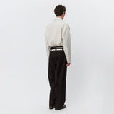 mfpen SERVICE TROUSERS, Dark Brown Dry Wool
