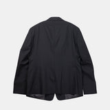 mfpen SINGLE BREASTED BLAZER, Black Dry Wool