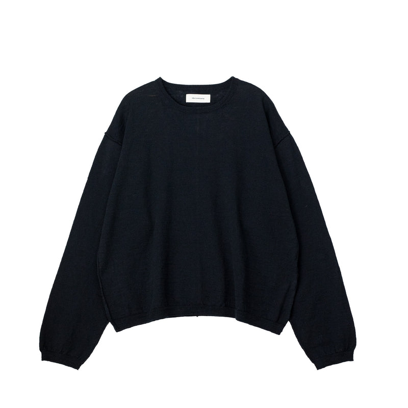 Black jumper on a white background