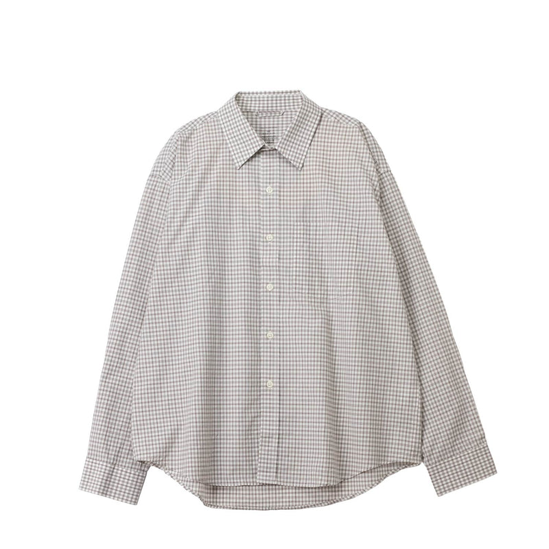 Checkered shirt on a white background