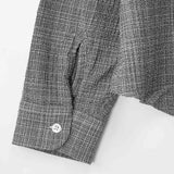 mfpen VACATION SHIRT, Mini Houndstooth Seersucker