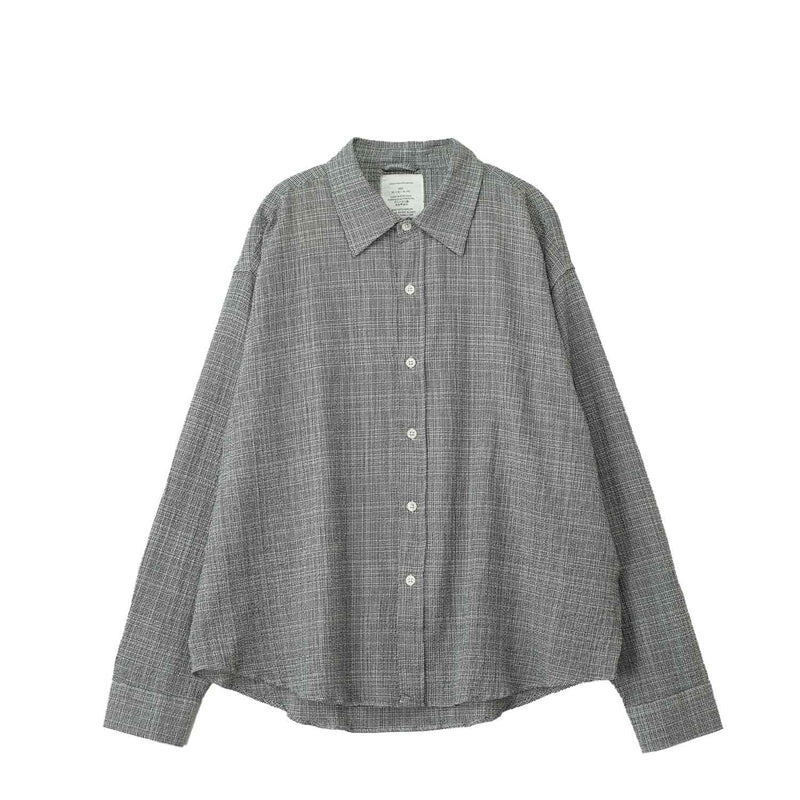 mfpen VACATION SHIRT, Mini Houndstooth Seersucker