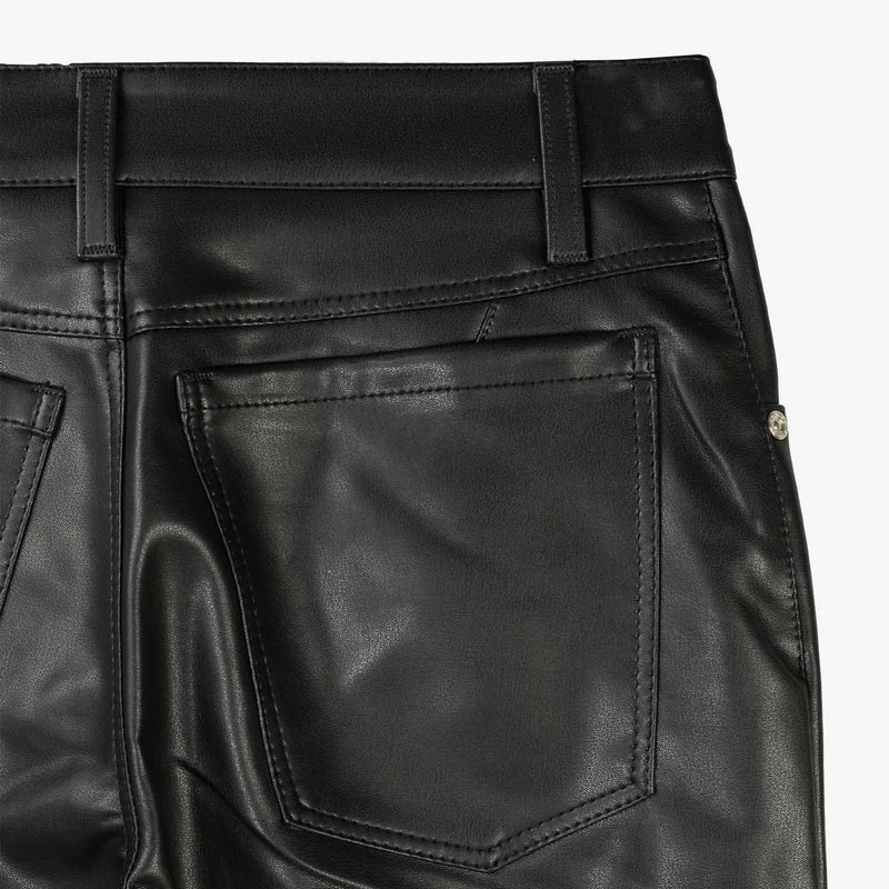 MISBHV VEGAN LEATHER TROUSERS WOMEN'S, Black