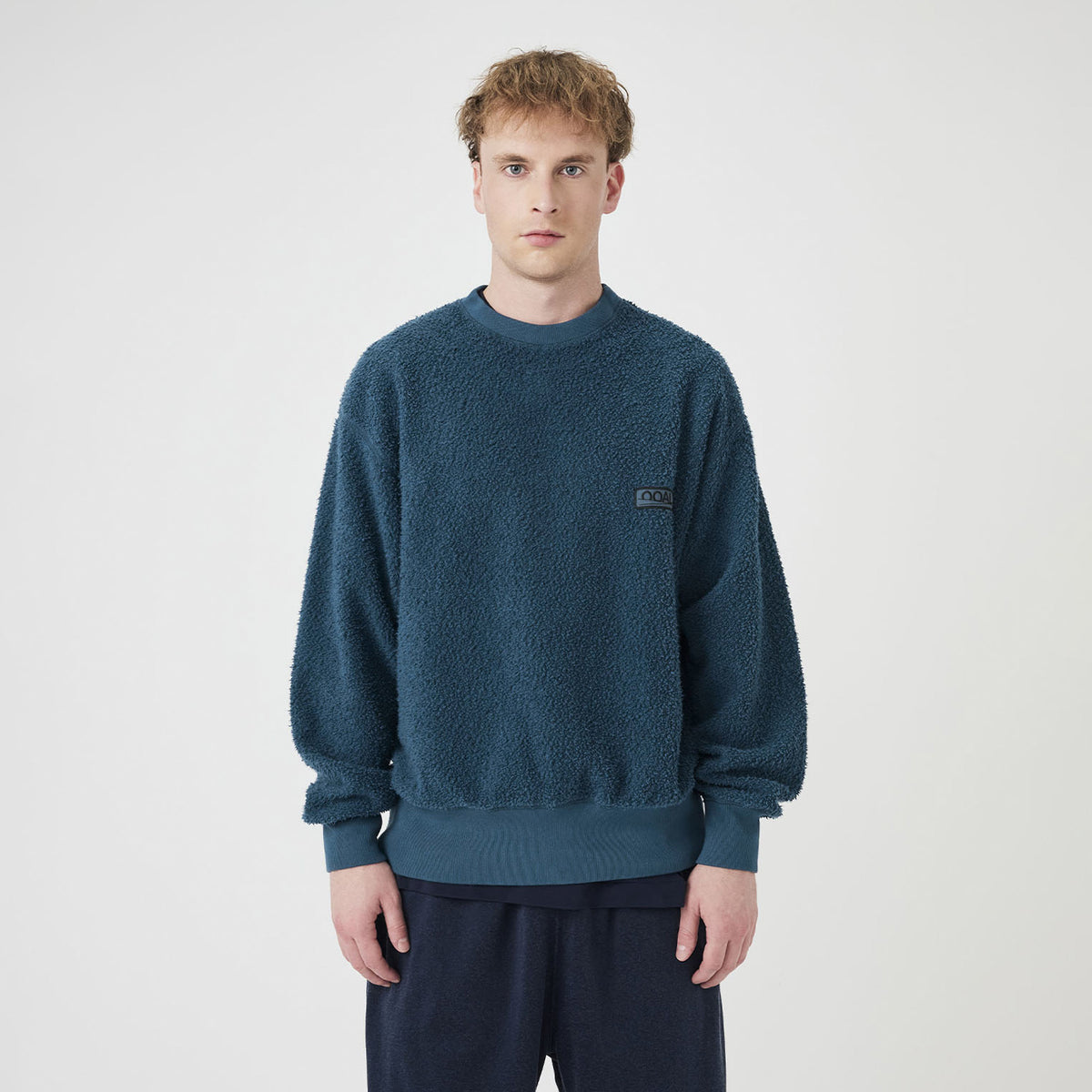 nanamica OOAL CREWNECK SWEATSHIRT, Grayish Navy