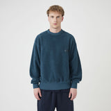 nanamica OOAL CREWNECK SWEATSHIRT, Grayish Navy