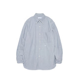 nanamica BUTTON DOWN WIND SHIRT, Grayish Navy
