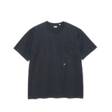 nanamica COOLMAX JERSEY POCKET TEE, Black