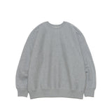 nanamica CREW NECK SWEATER, Heather Gray