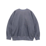 nanamica CREW NECK SWEATER, Heather Navy