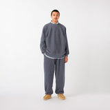 nanamica CREW NECK SWEATER, Heather Navy