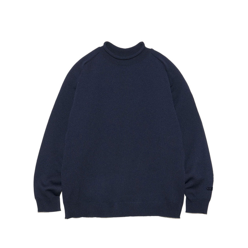 nanamica CREW NECK SWEATER, Navy