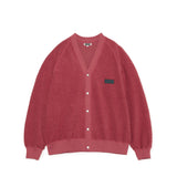nanamica OOAL SWEAT CARDIGAN, Dark Red