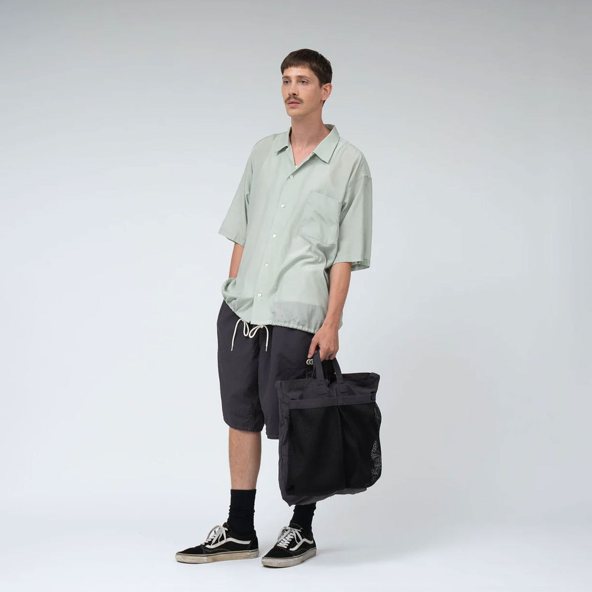 nanamica OOAL TOTE BAG, Charcoal Grey