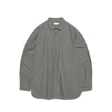 nanamica REGULAR COLLAR WIND SHIRT, Charcoal