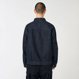 nanamica SHORT DENIM JACKET, Indigo