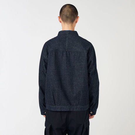 nanamica SHORT DENIM JACKET, Indigo