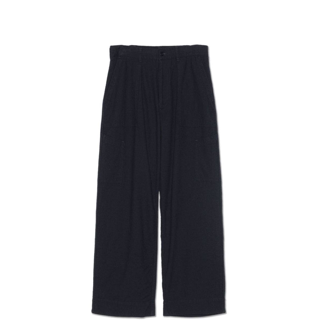 nanamica SILK NEP COTTON TWILL DECK PANT, Navy