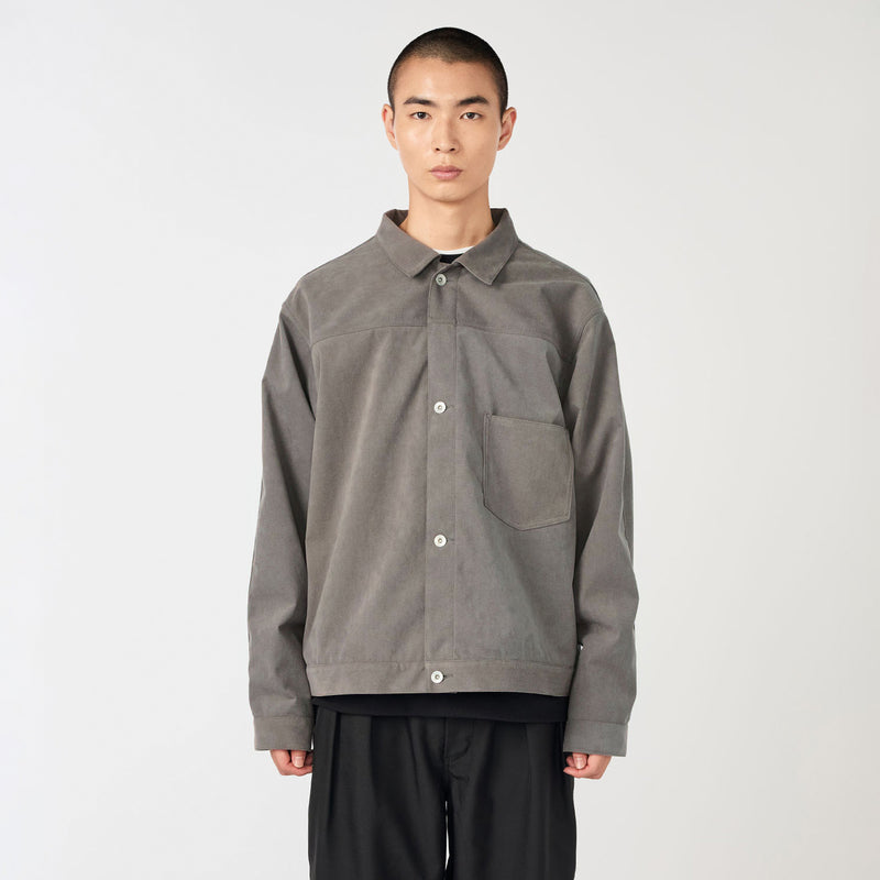 nanamica ULTRASUEDE SHORT JACKET, Grey