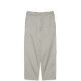 nanamica WIDE CHINO PANTS, Light Grey