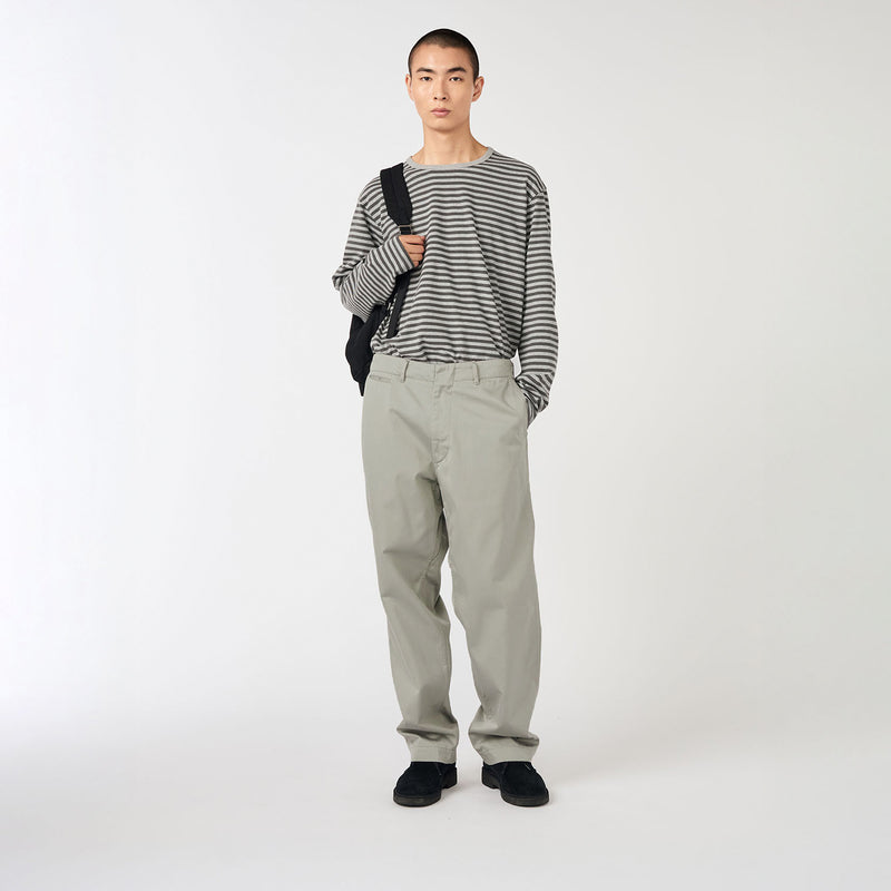 nanamica WIDE CHINO PANTS, Light Grey