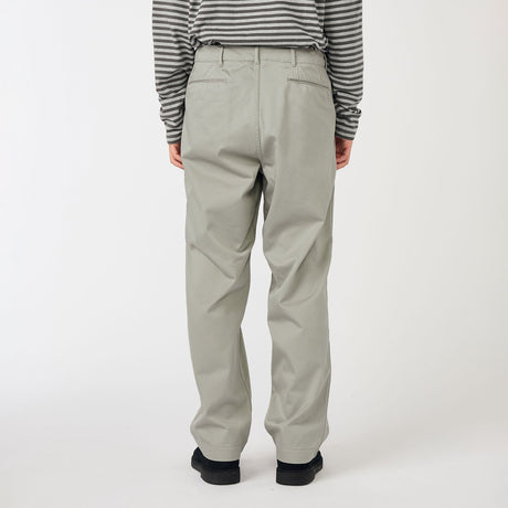nanamica WIDE CHINO PANTS, Light Grey