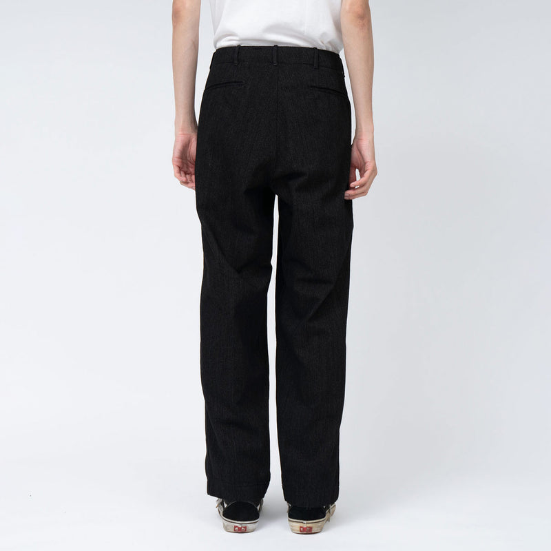 nanamica WIDE DENIM PANTS, Black