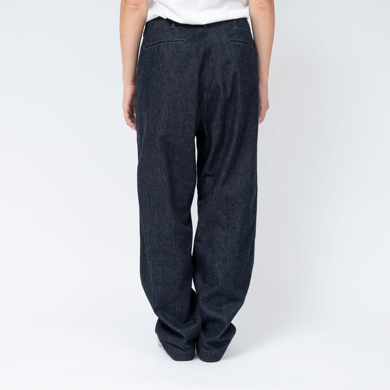 nanamica WIDE DENIM PANTS, Indigo