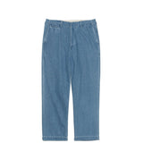 nanamica WIDE DENIM PANTS, Light Indigo