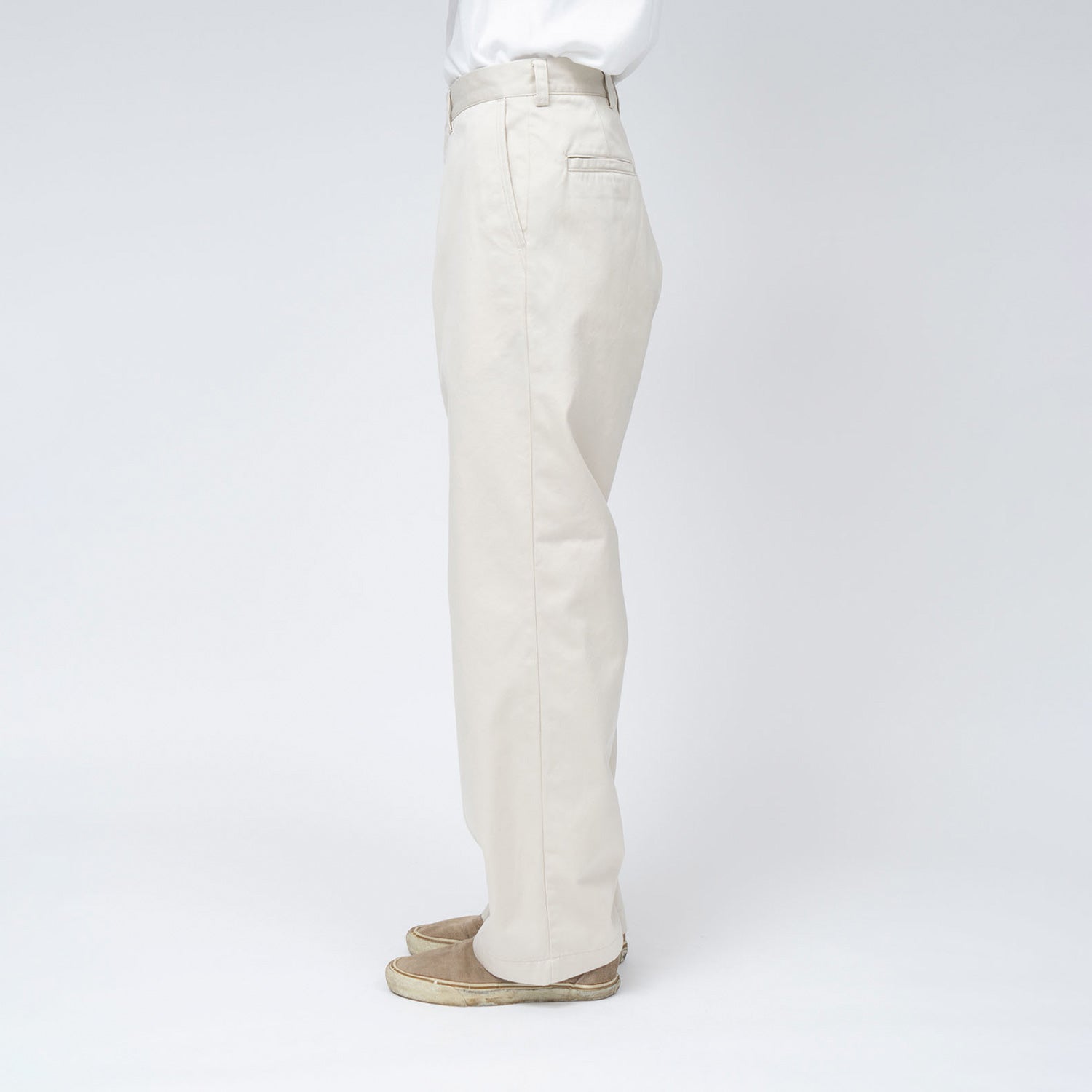 nanamica WIDE STRAIGHT CHINO PANTS, Navy – Beamhill