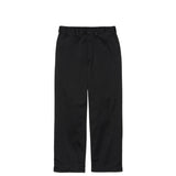 nanamica WIDE STRAIGHT CHINO PANTS, Black