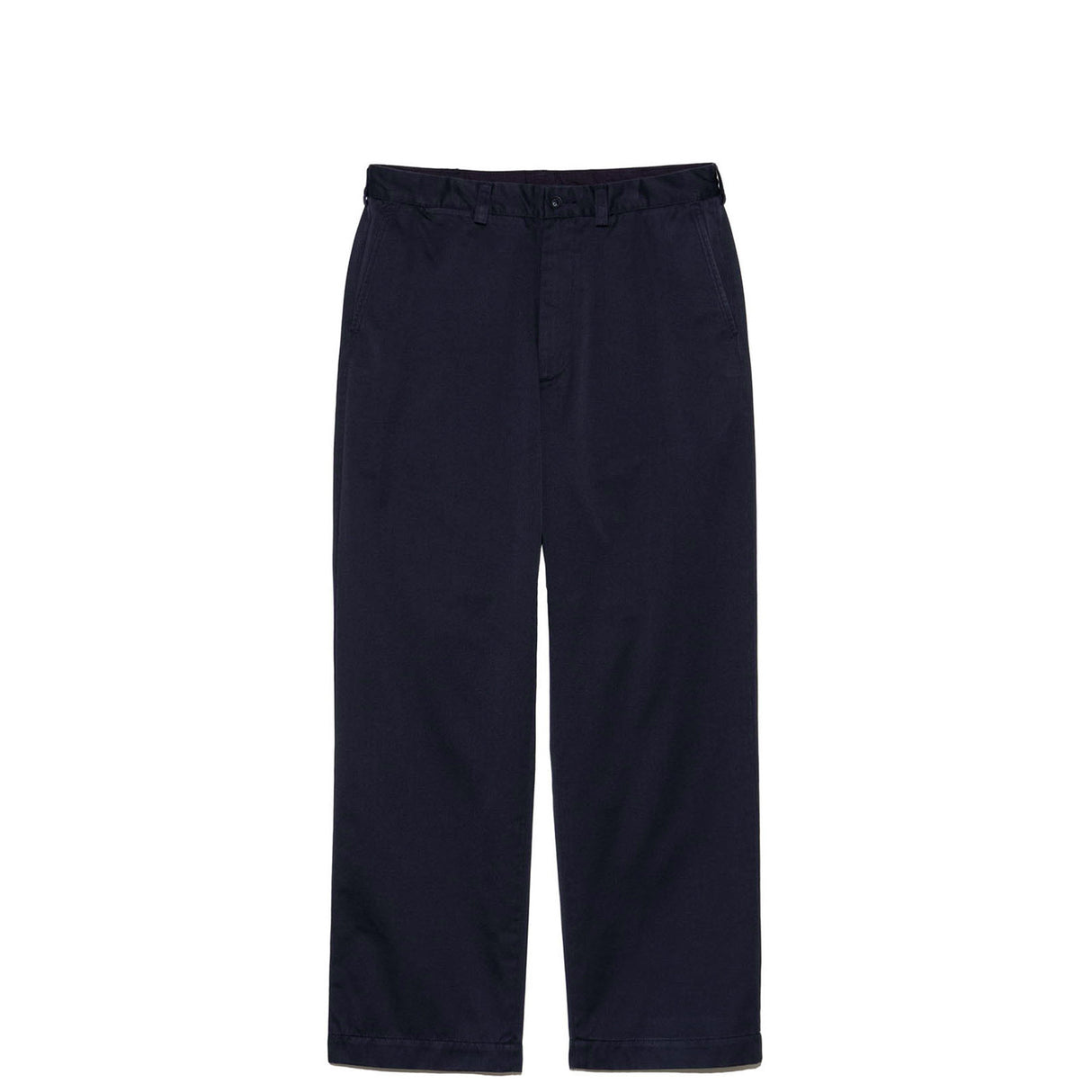nanamica WIDE STRAIGHT CHINO PANTS, Navy