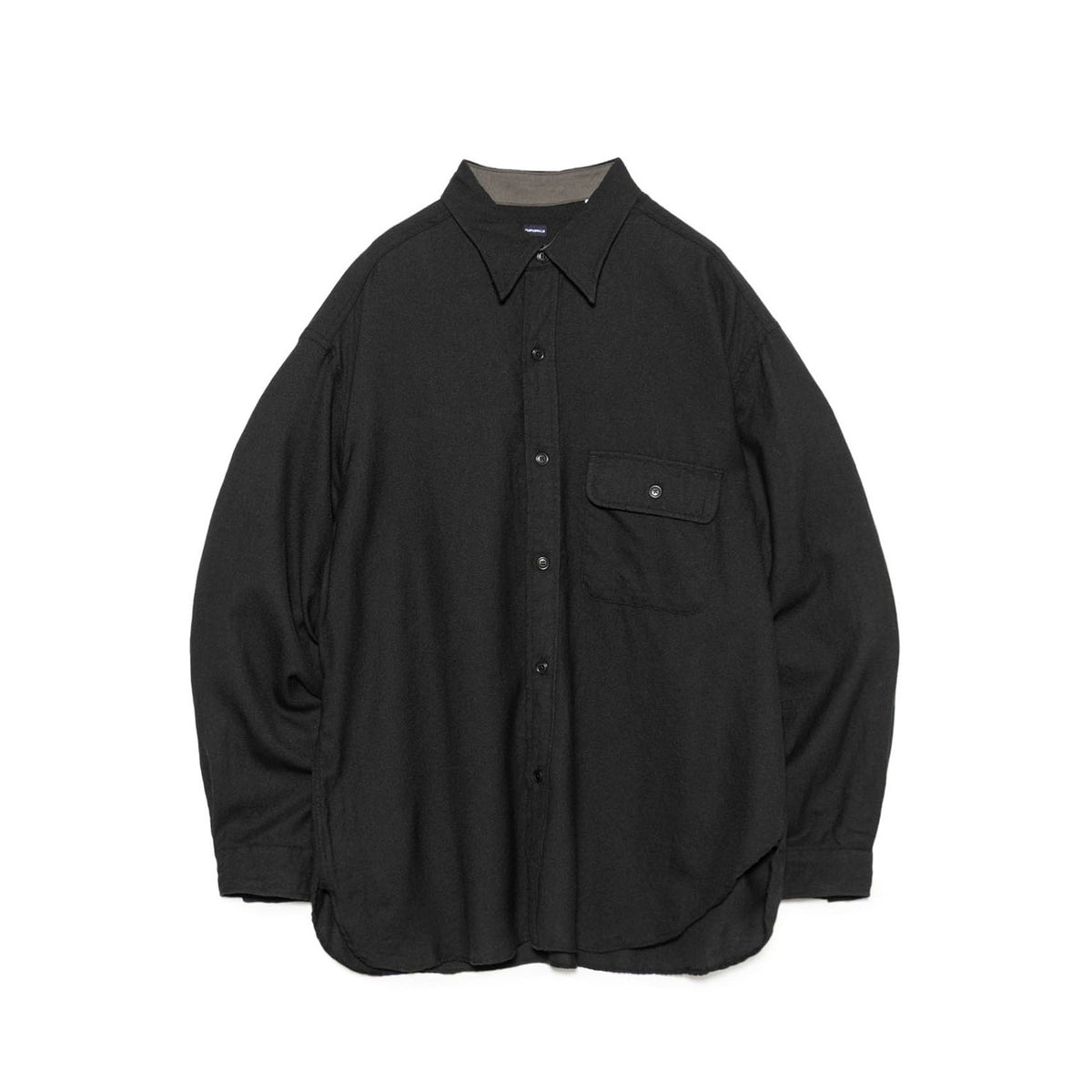 nanamica WOOL CPO SHIRT, Black