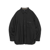 nanamica WOOL CPO SHIRT, Black