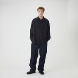 nanamica WOOL CPO SHIRT, Black