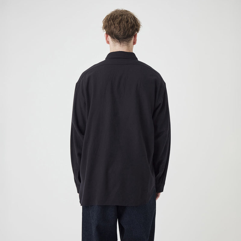 nanamica WOOL CPO SHIRT, Black