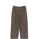 nanamica WOOL NYLON MELTON PANTS, Brown
