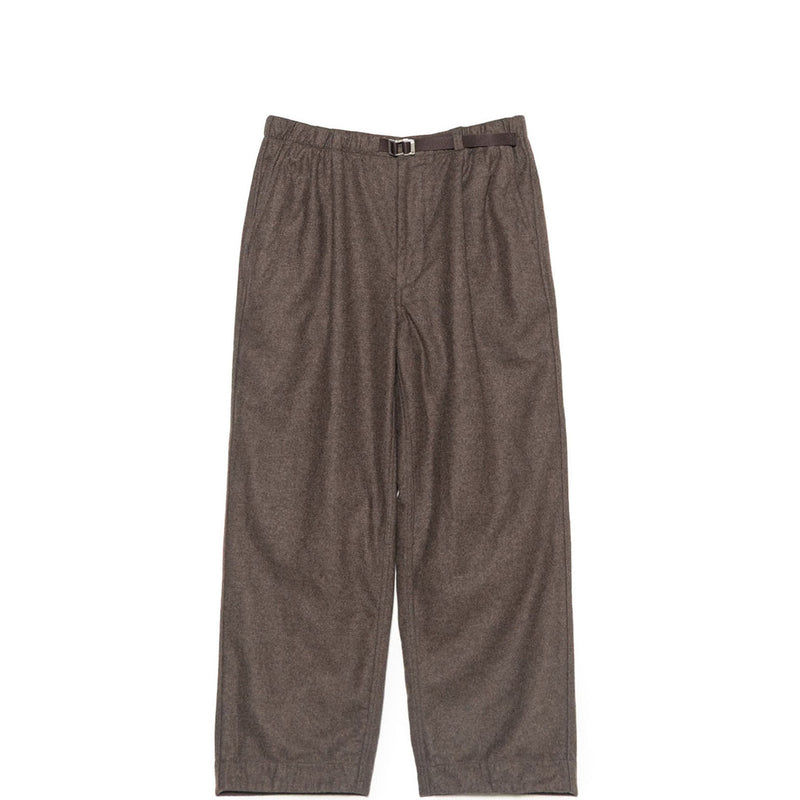 nanamica WOOL NYLON MELTON PANTS, Brown